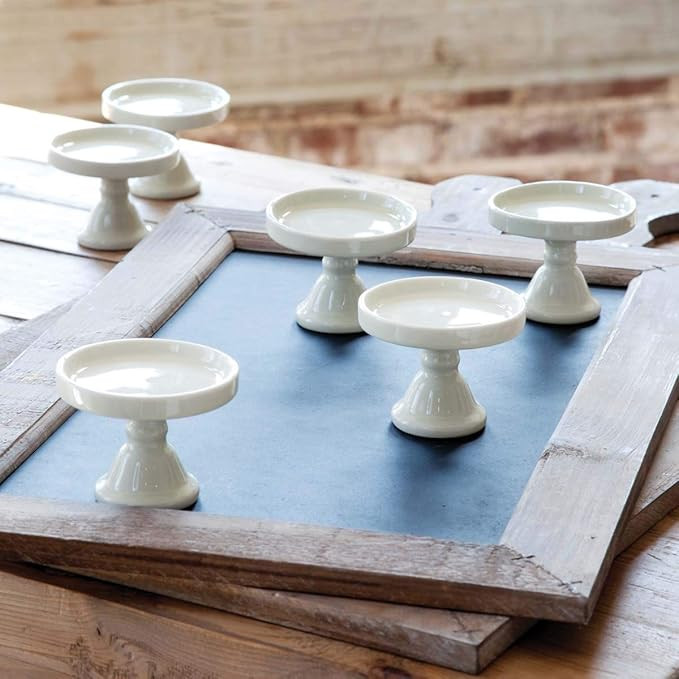 Park Hill Collection EAW81298 Ceramic Cupcake Stands, Set of 6 | Amazon (US)