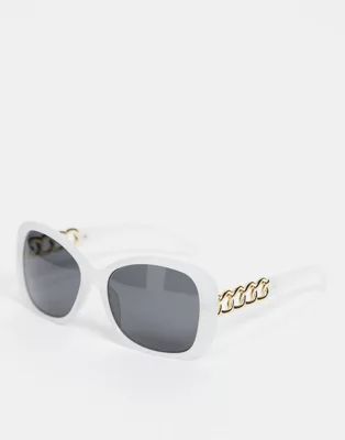 Madein. chunky frame round sunglasses | ASOS (Global)