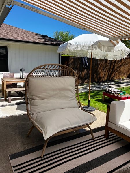 The best outdoor chair from Walmart! Under $350! The umbrella is from Amazon!

#LTKhome