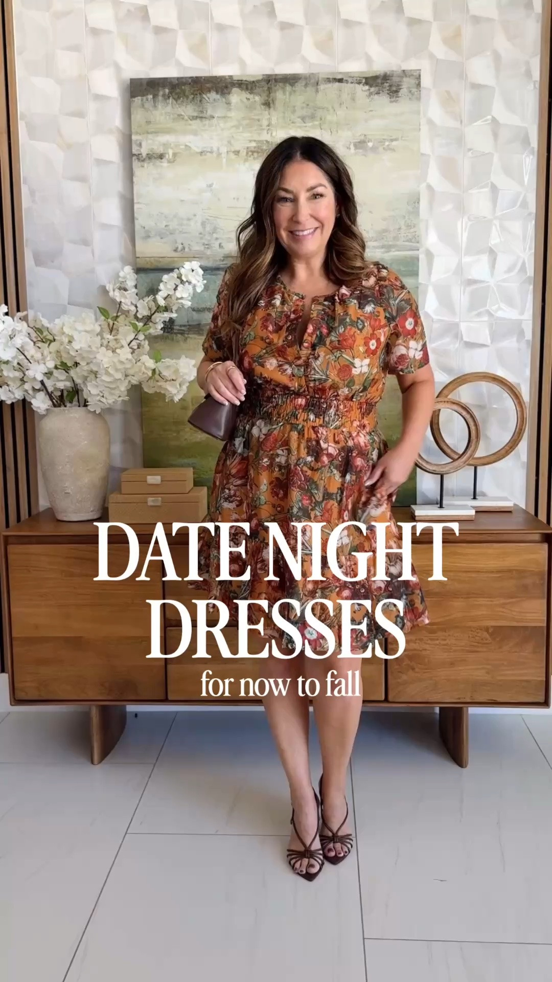 The date night dresses you can wear RIGHT NOW and straight into fall 🍂 Lightweight enough for these last warm nights, but in those deep fall hues that feel like sweater weather. Add sandals now, booties later. Save this one 📌

Sizing: wearing large in all styles 
#falloutfits #datenightoutfit #amazonfashion

#LTKWedding #LTKSeasonal #LTKMidsize