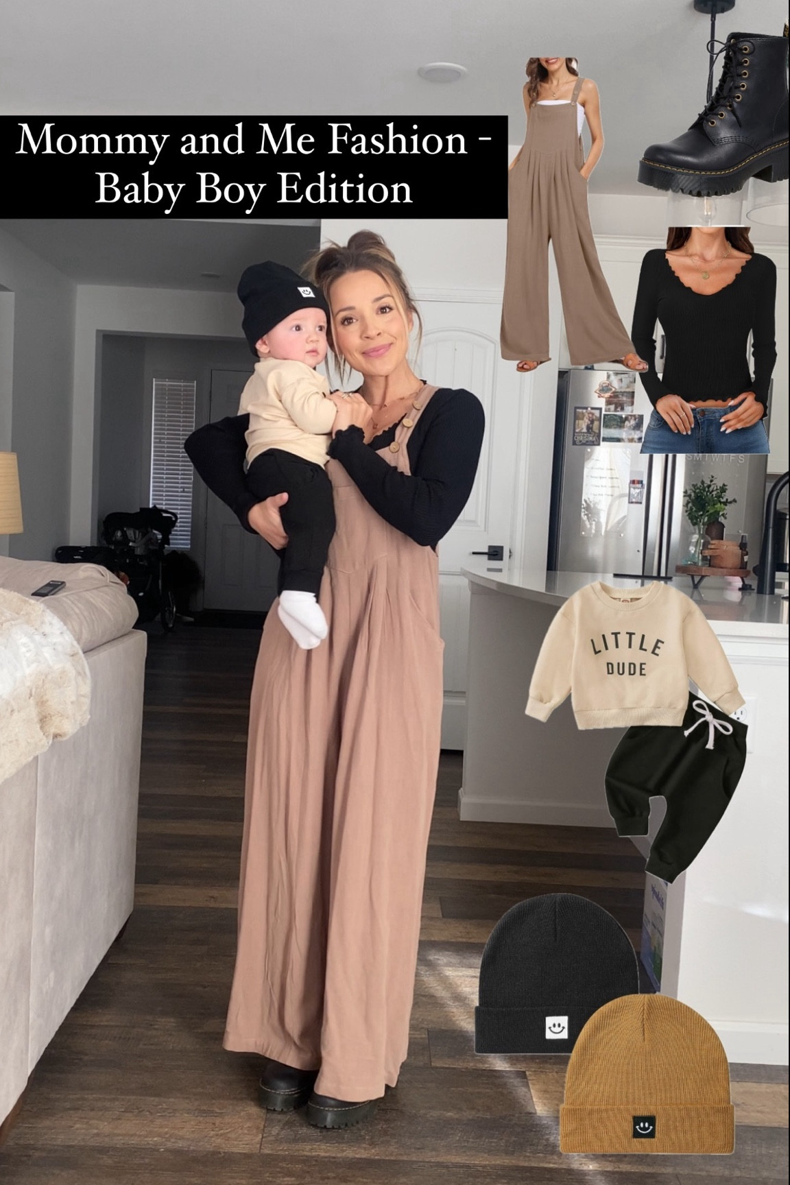 Amazon for the win with both of our outfits 🖤🤎

Matching with this sweet boy for as long as he lets me! 

I have to point out that I am in love with these overalls from @tarse_official 

They are such a lightweight material and perfect to layer up for those cold days, or to wear over a cute bralette. 


#boymom #momootd #mommyandme #mommyandmefashion #tarseofficial #amazon #amazonfinds #amazonfashion

#LTKfindsunder50 #LTKbaby #LTKMostLoved