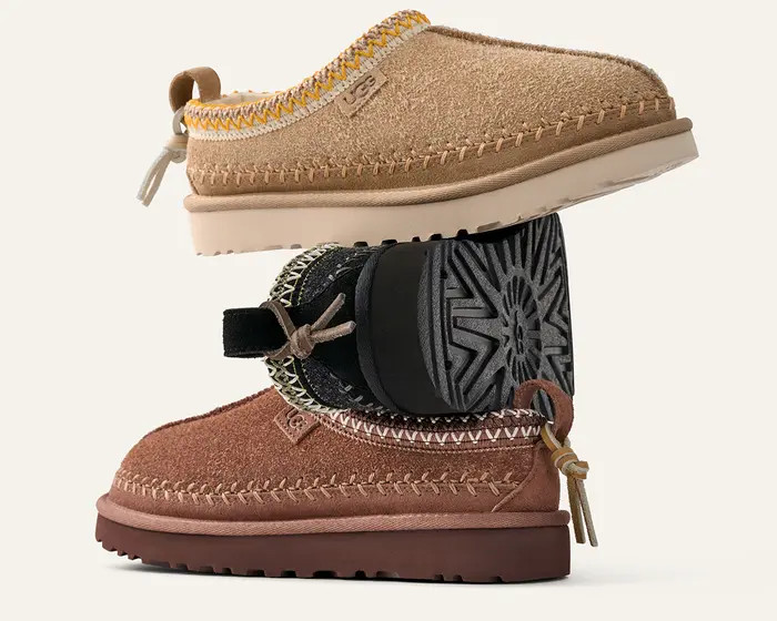 UGG® Tasman Biarritz Genuine Shearling Lined Slipper (Women) | Nordstrom | Nordstrom