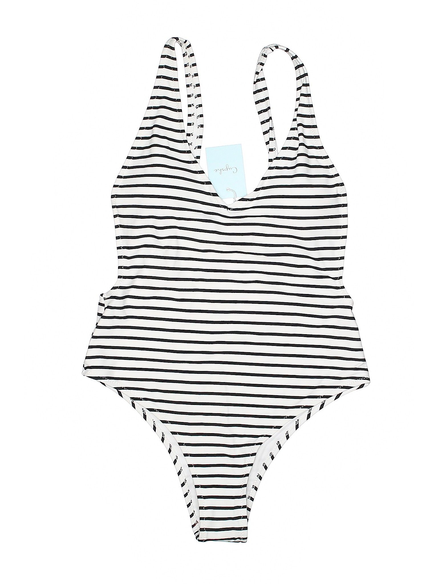 Cupshe One Piece Swimsuit Size 8: Black Women's Swimwear - 44499786 | thredUP