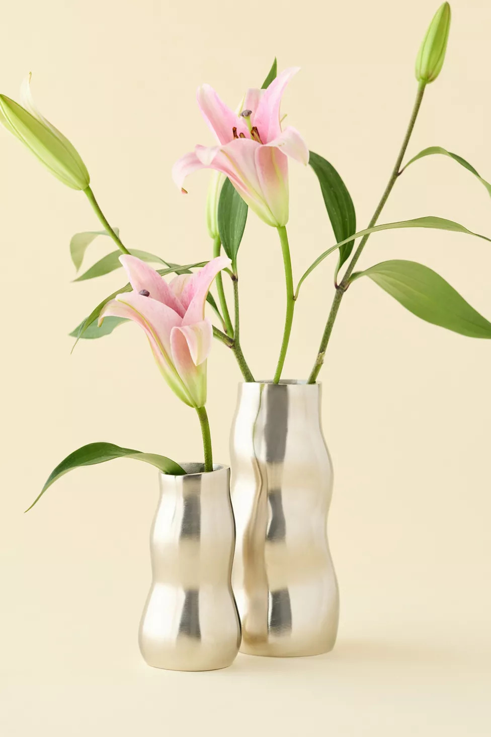 Waves Sculpted Aluminum Vase | Urban Outfitters (US and RoW)