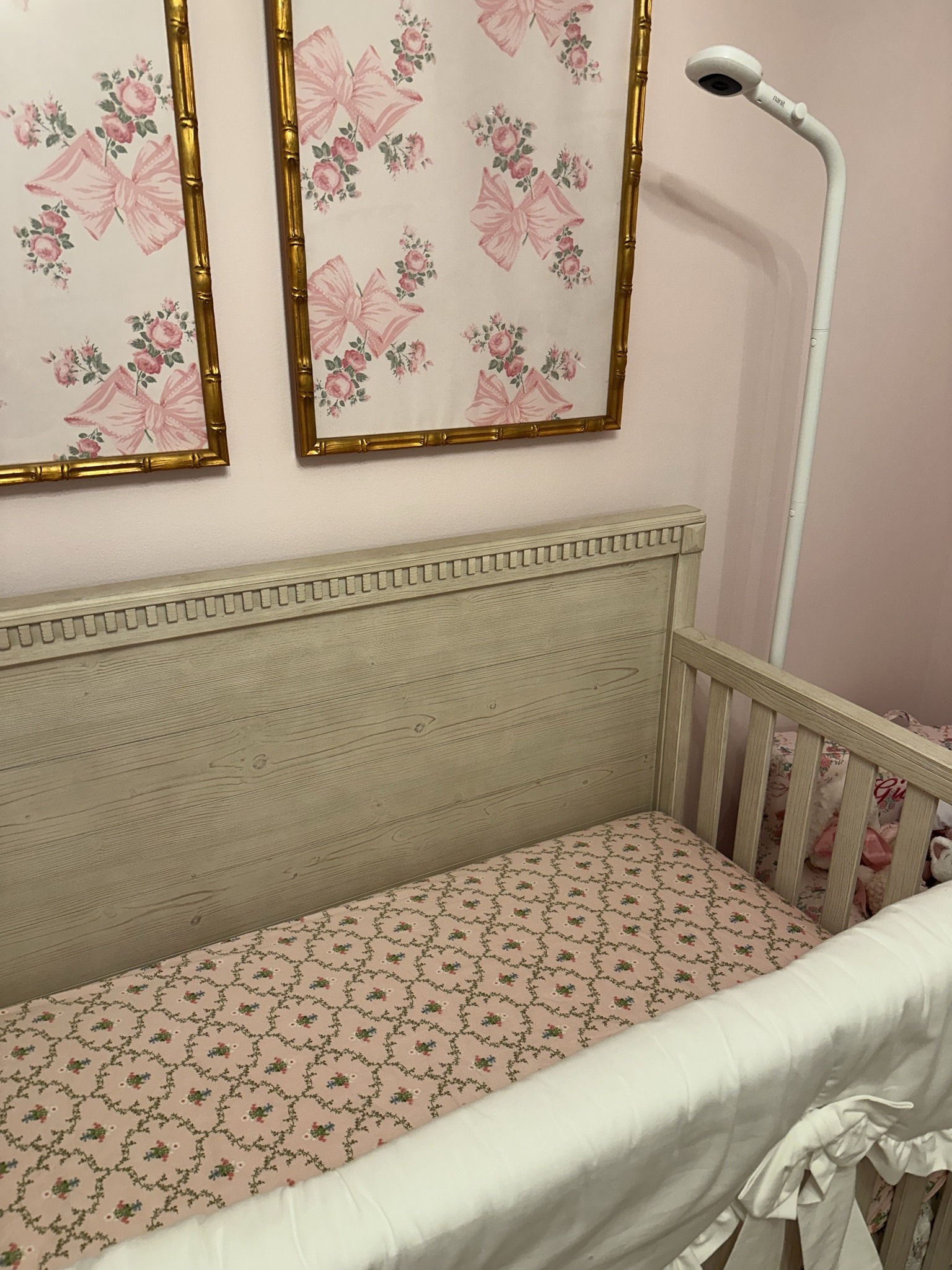 Giovanna’s new crib sheet! So pretty. 

Hill house home / baby girl nursery / baby girl room / baby crib sheet / pink nursery / pink baby girl room 

#LTKBaby #LTKFindsUnder100