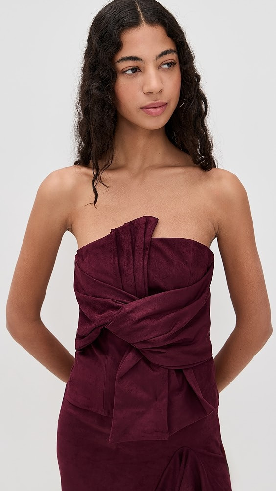 Valen Faux Suede Top | Shopbop