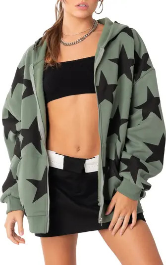 Star at Me Oversize Hoodie | Nordstrom