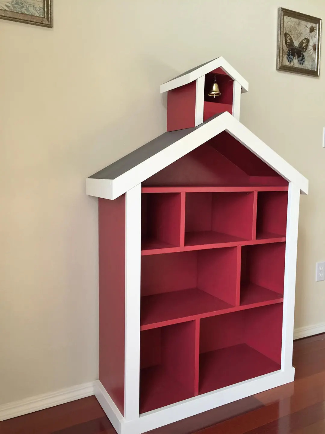 Handcrafted Children's Shelving, Schoolhouse, Fire house, Barn Bookcase | Etsy (US)