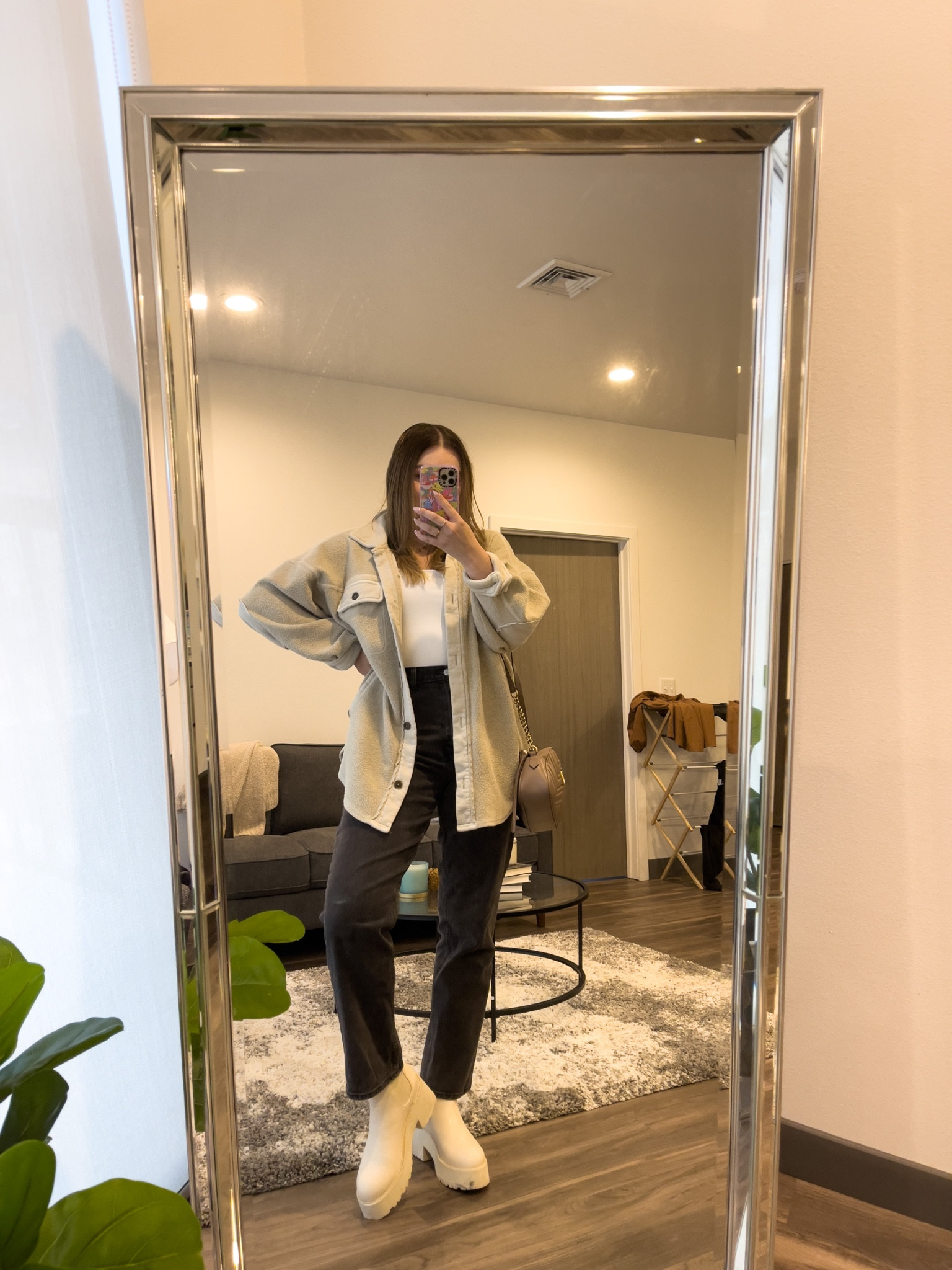 Casual first date outfit idea featuring my free people jacket and platform boots

I’m wearing a M shacket and bodysuit, size 31 jeans and size 9 boots

#LTKunder100 #LTKSeasonal #LTKstyletip