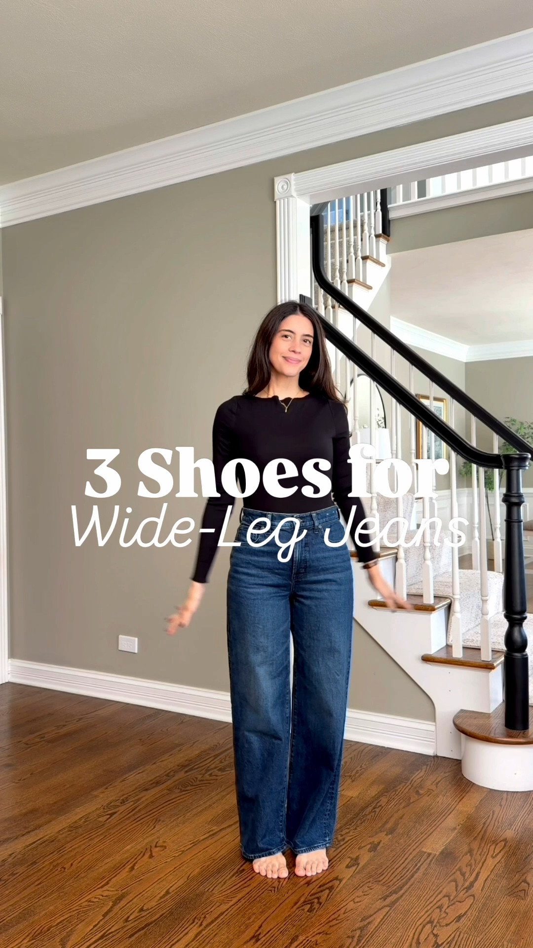 Shoes to pair with wide-leg jeans 👖
My go-tos: minimal sneakers, ballet flats, and kitten-heel boots.
Simple, polished, and easy to recreate! ✨
They all run TTS. 

#LTKStyleTip #LTKSeasonal #LTKFindsUnder100