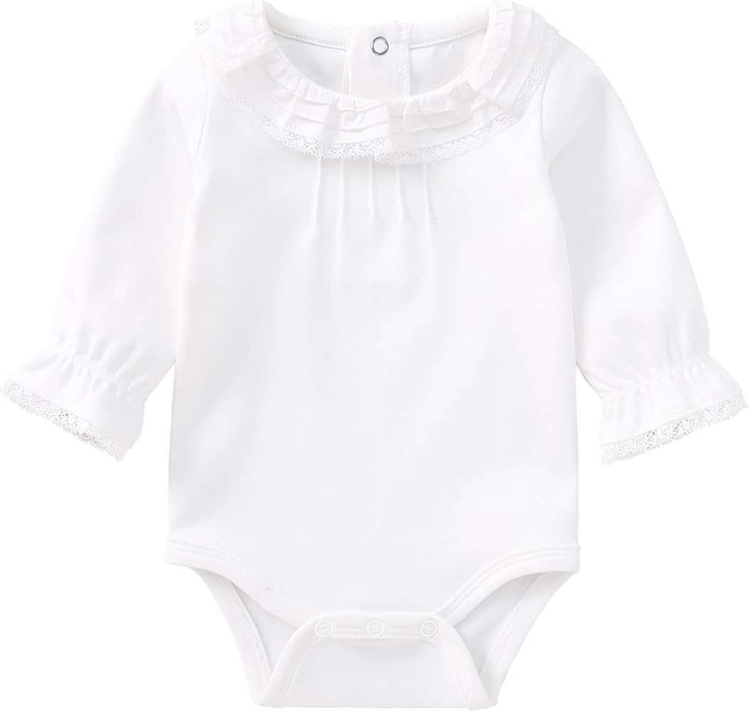 pureborn Baby Girls Boys Bodysuit Super Soft Cotton Romper 0-24 Months | Amazon (US)