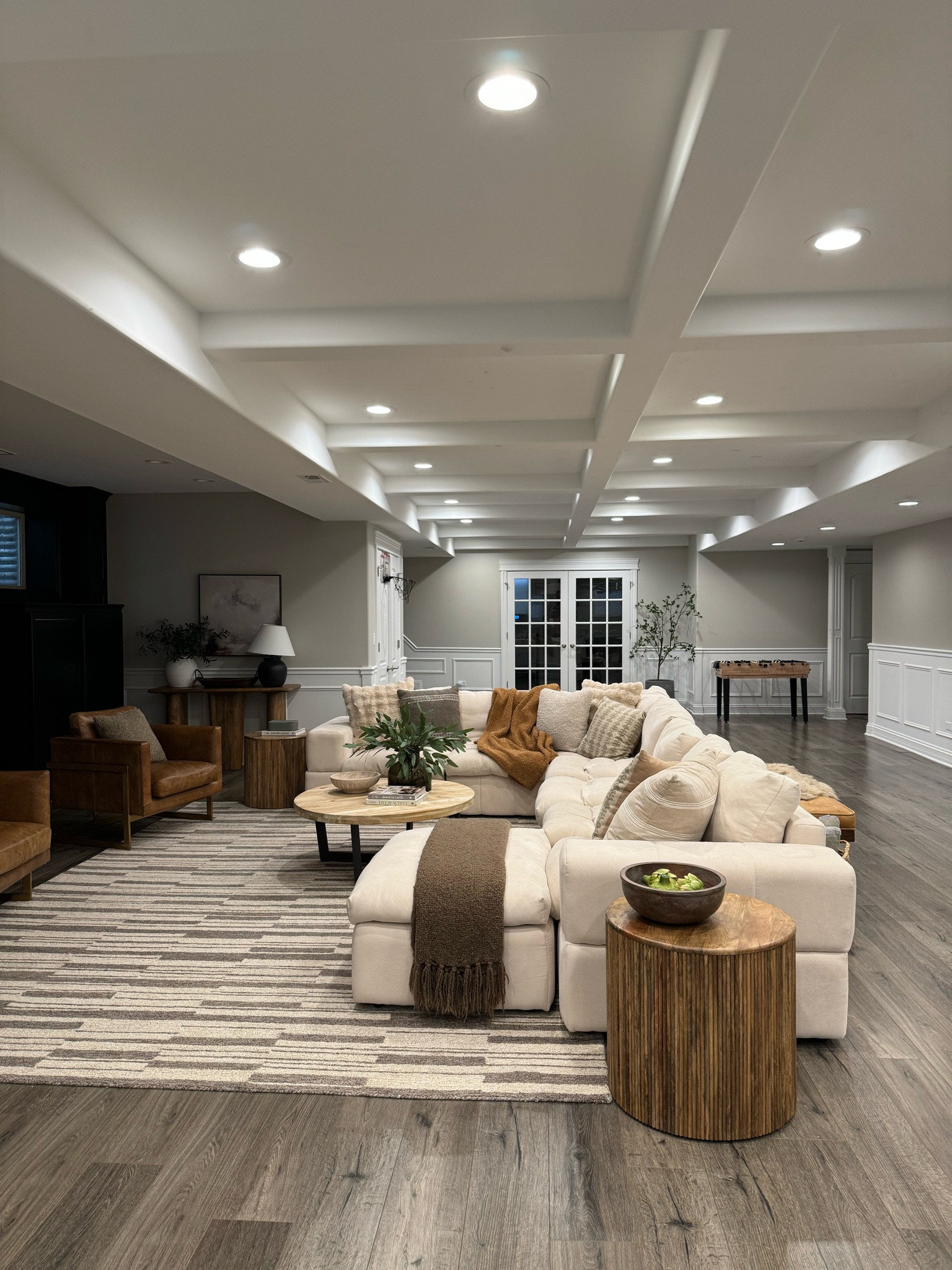 Basement views!  We love this modular sectional for here and makes for a perfect cozy spot. 

Basement, rug, coffee table, side table, home decor, console table, throw pillow, throw, accent chair, wayfair, @wayfair #wayfairfinds #wayfair 

#LTKSaleAlert #LTKxWayfair #LTKHome