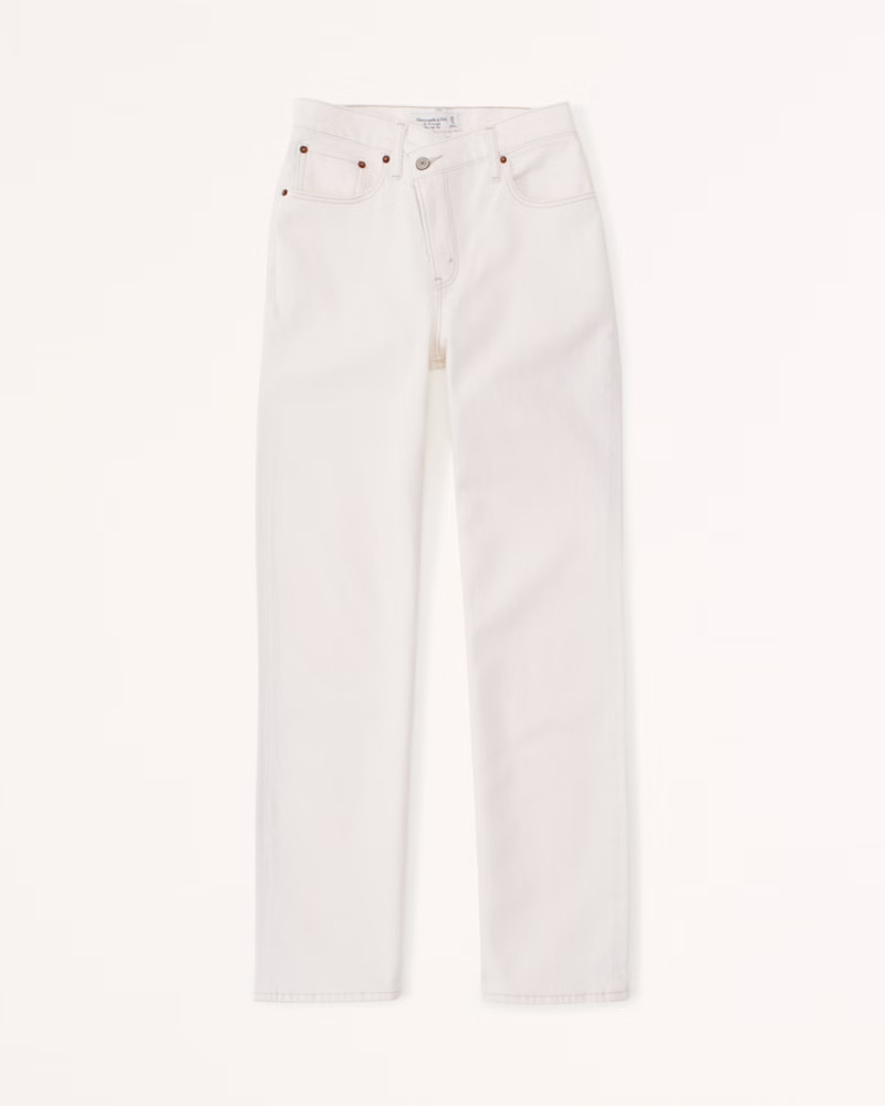 Women's Ultra High Rise 90s Straight Jean | Women's Bottoms | Abercrombie.com | Abercrombie & Fitch (US)