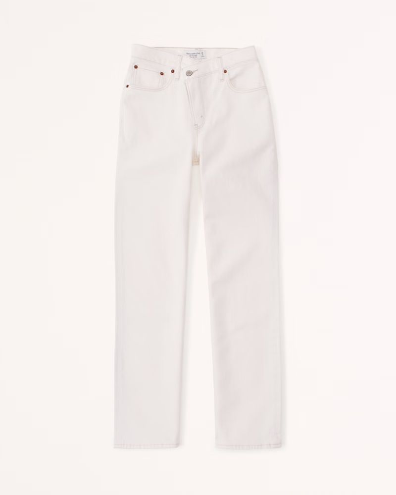 Women's Ultra High Rise 90s Straight Jean | Women's Bottoms | Abercrombie.com | Abercrombie & Fitch (US)