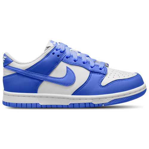 Nike Boys Nike Dunk Low - Boys' Grade School Shoes White/Hyper Blue Size 04.0 | Foot Locker (US)