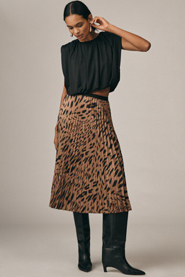 Sanctuary Nostalgia Pleated Midi Skirt | Anthropologie (US)