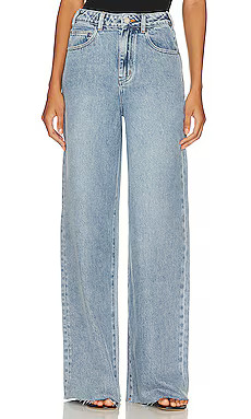 WeWoreWhat Wide Leg Jean in Denim Blue from Revolve.com | Revolve Clothing (Global)