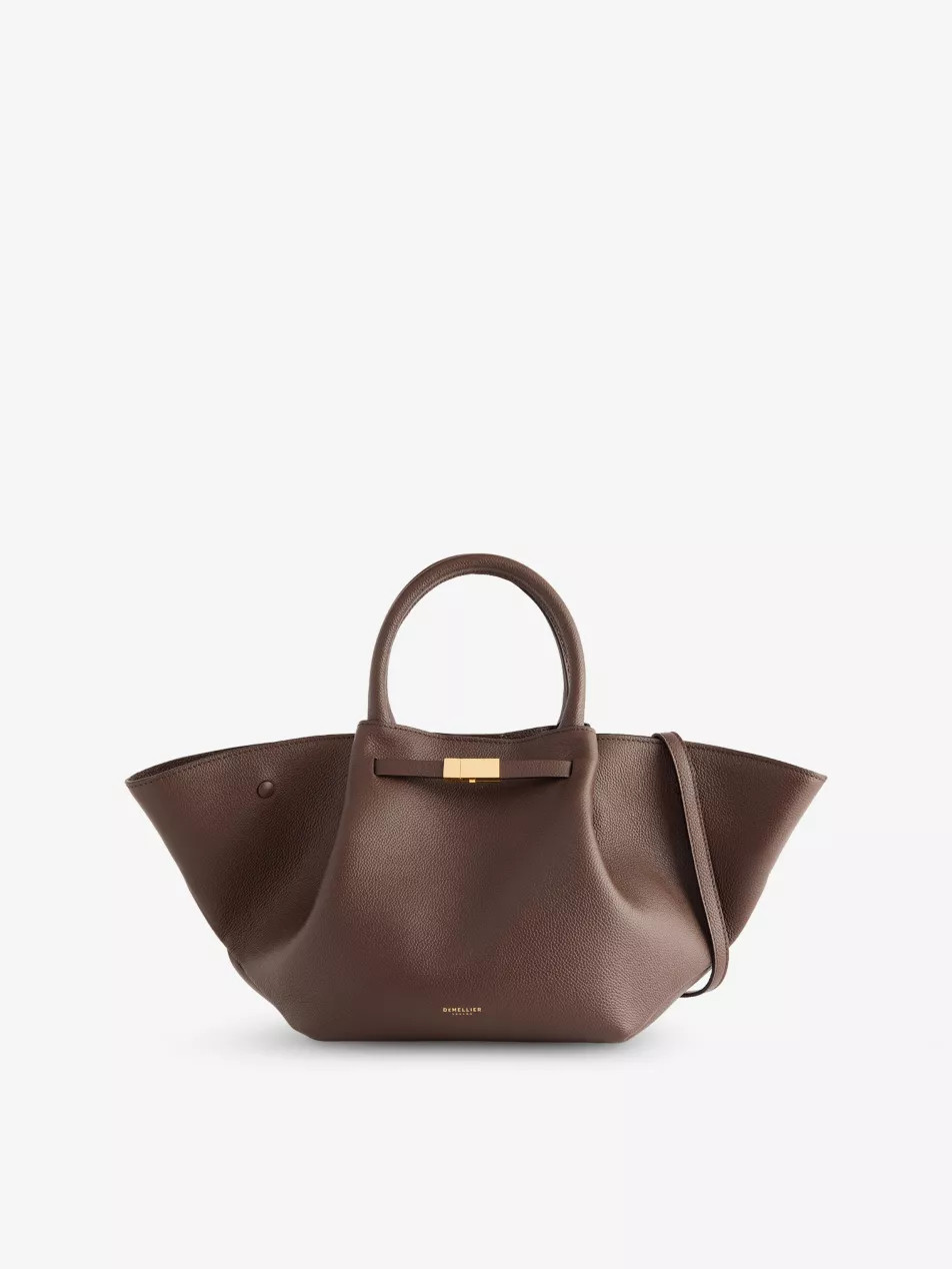 Midi New York leather tote bag | Selfridges