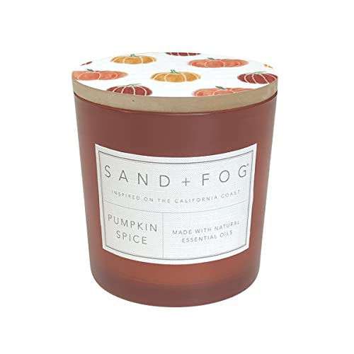 Sand + Fog Scented Candles - Pumpkin Spice - Additional Scents and Sizes - 3 Wicks 100% Cotton Lead-Free - Luxury Air Freshening Jar Candles - Perfect Home Decor - 21 oz | Amazon (US)