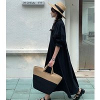 Handmade Straw Tote Bag | Two-Tone Woven Summer Lightweight Beach Casual Daily Picnic Free Shipping | Etsy (US)