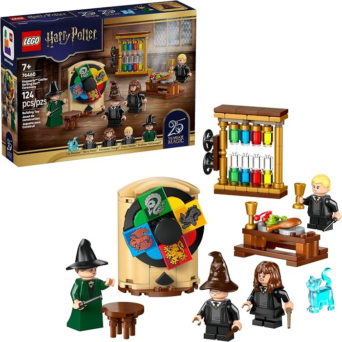 LEGO Harry Potter Hogwarts Castle: Sorting Hat Ceremony Building Toy for Boys, Girls - Pretend Pl... | Amazon (US)