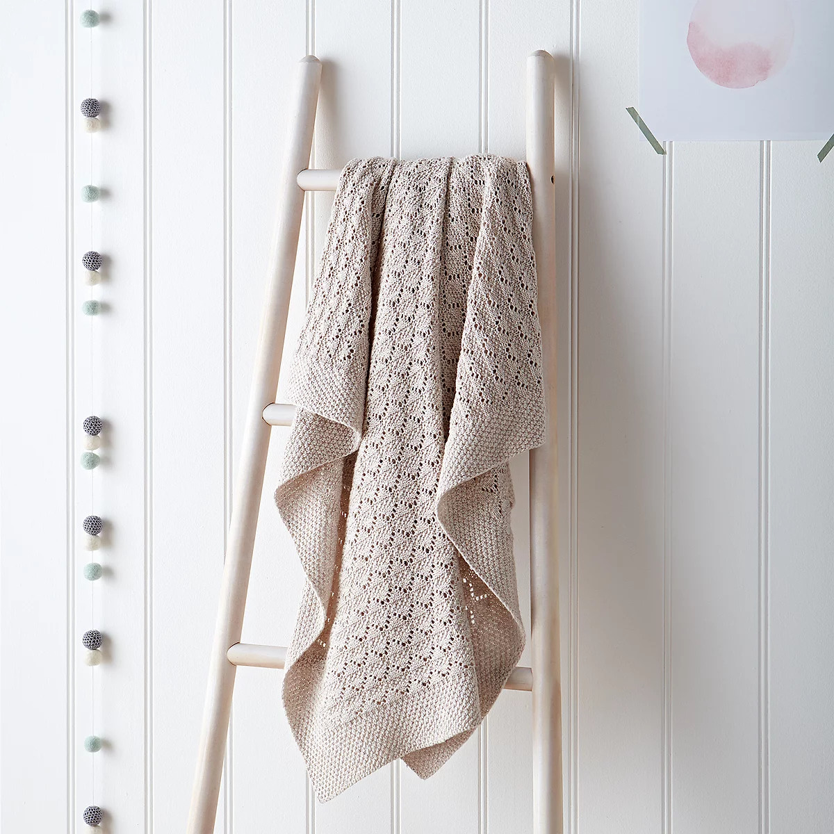 Organic Cotton Natural Heirloom Baby Blanket | Baby Blankets | The  White Company | The White Company UK & ROW
