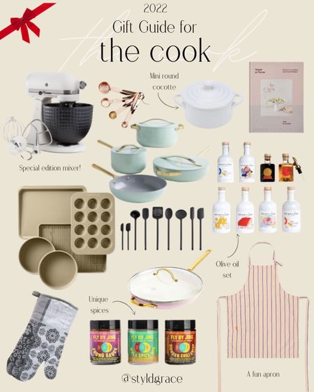 Gift guide for the cook 

Gifts for her, best friend gifts, mom gifts, sister gifts 

#LTKGiftGuide #LTKSeasonal #LTKhome
