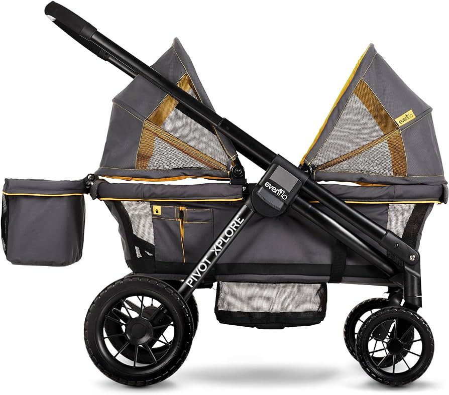 Evenflo Pivot Xplore All-Terrain Stroller Wagon (Adventurer Gray) | Amazon (US)