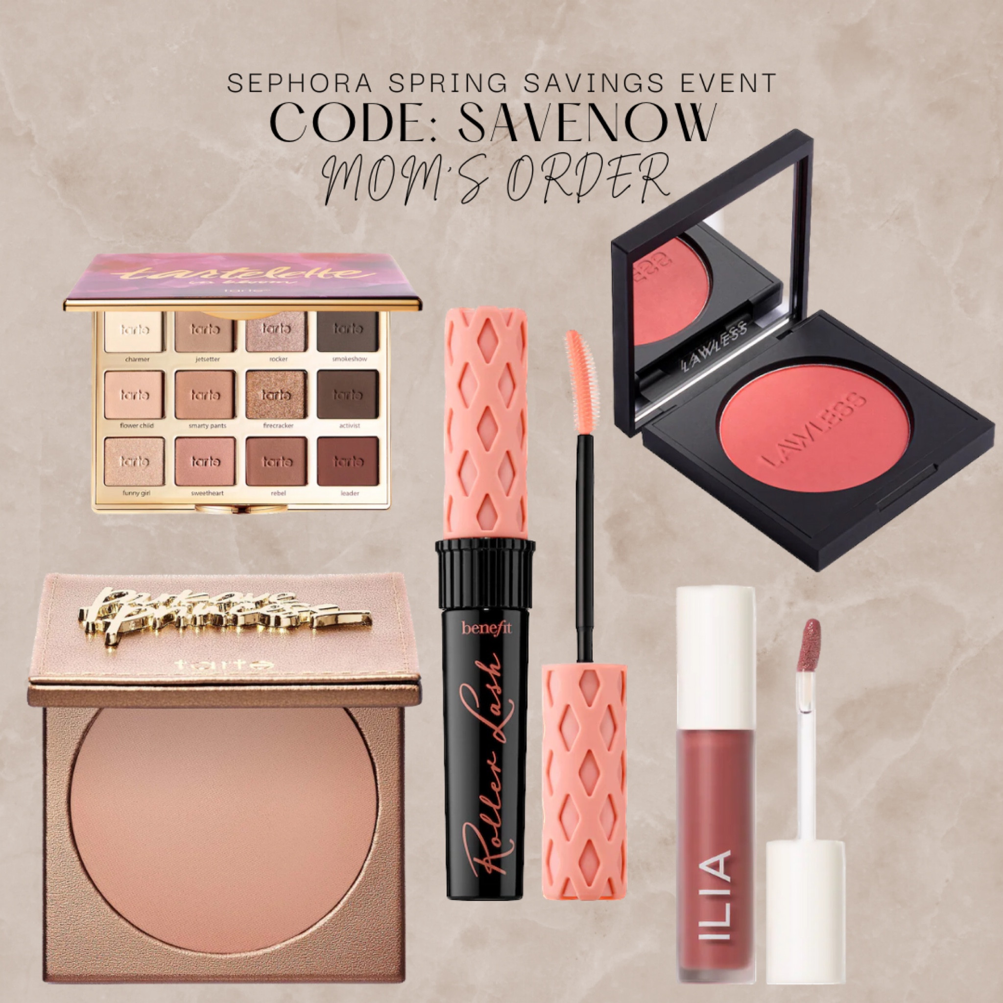 Here is the order I put together for my mom. She was needing some new things. She is fair skinned and in her 50’s. Blush in color desert rose and lip oil in color Tahiti. This bronzer is great for fair skin and beginner friendly. Eyeshadow pallet is great for every day looks. 

#LTKbeauty #LTKBeautySale #LTKsalealert