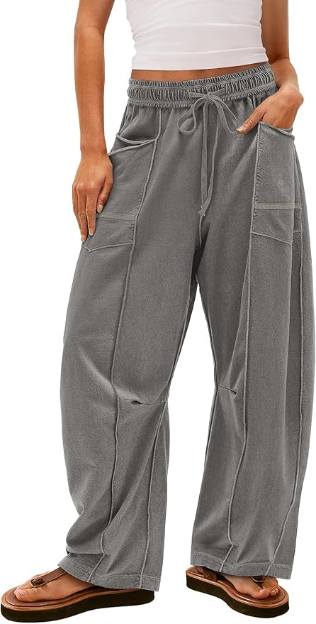Yanekop Women's Baggy Wide Leg Palazzo Pants | Amazon (US)