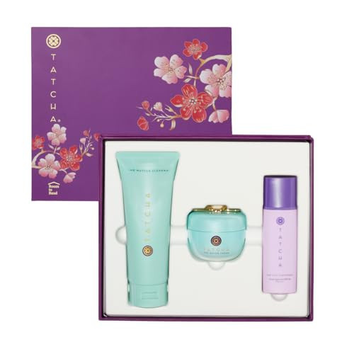 Tatcha The Pure Pores Set, Matcha Cleanse, Water Cream & Silk Sunscreen with Clarifying Japanese Ingredients for Smooth, Luminous, Protected Skin ($176 Value) | Amazon (US)