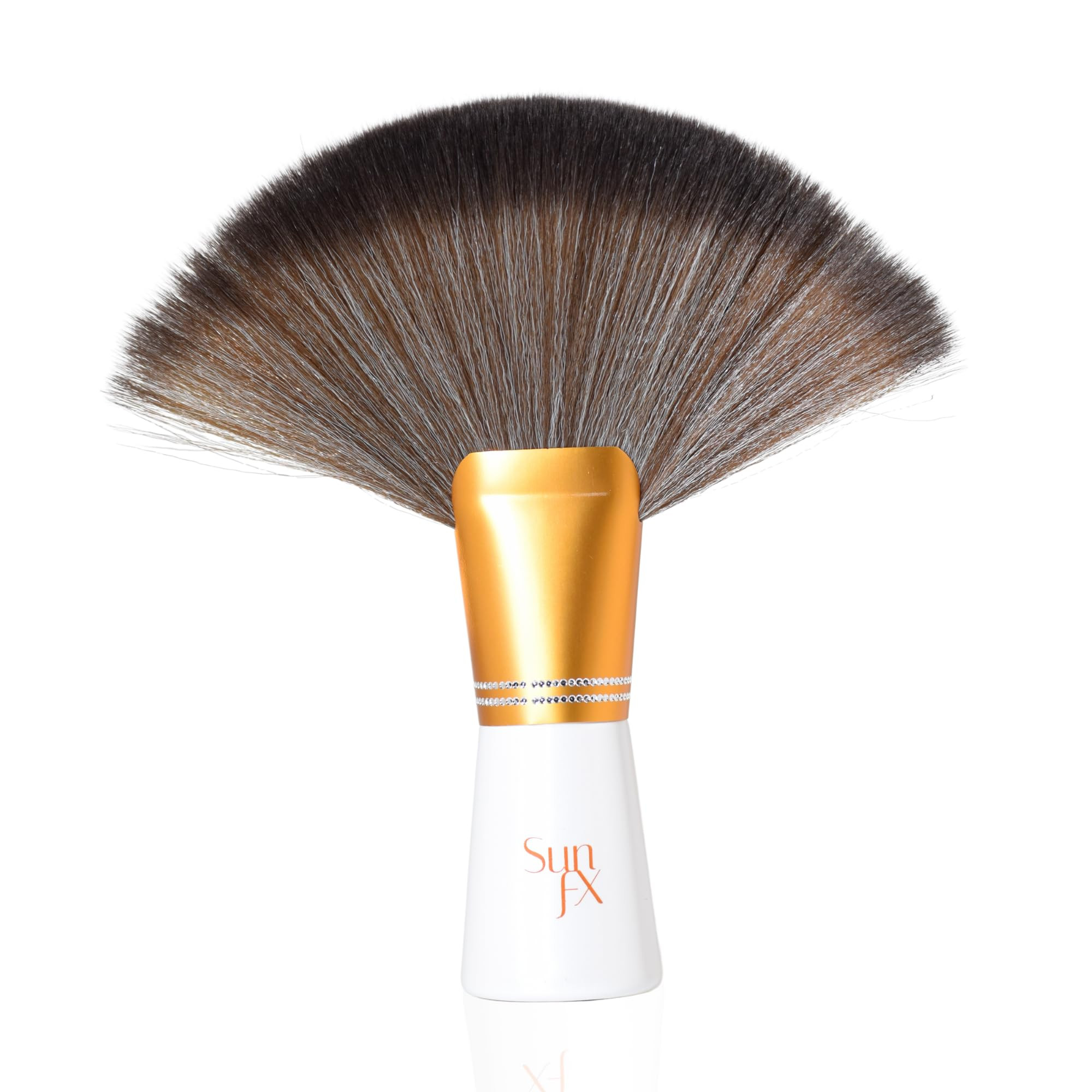 SunFX Finishing Powder Brush | Large Professional Fan Brush for Salon Use | Perfect For Spray Tan... | Amazon (US)