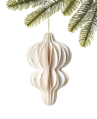 Holiday Lane Woodland Gourd-Shaped Paper Ornament, Exclusively at Macy's - Macy's | Macy's