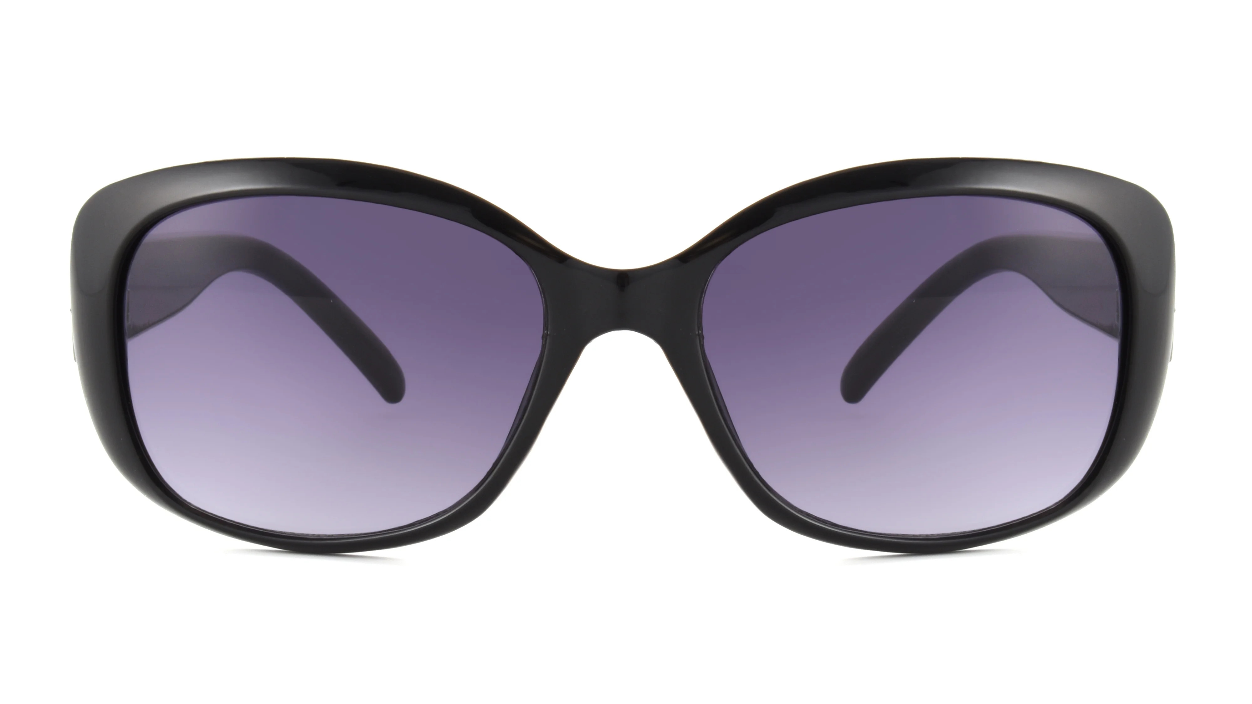 Sunsentials By Foster Grant Women's Rectangle Sunglasses, Black | Walmart (US)