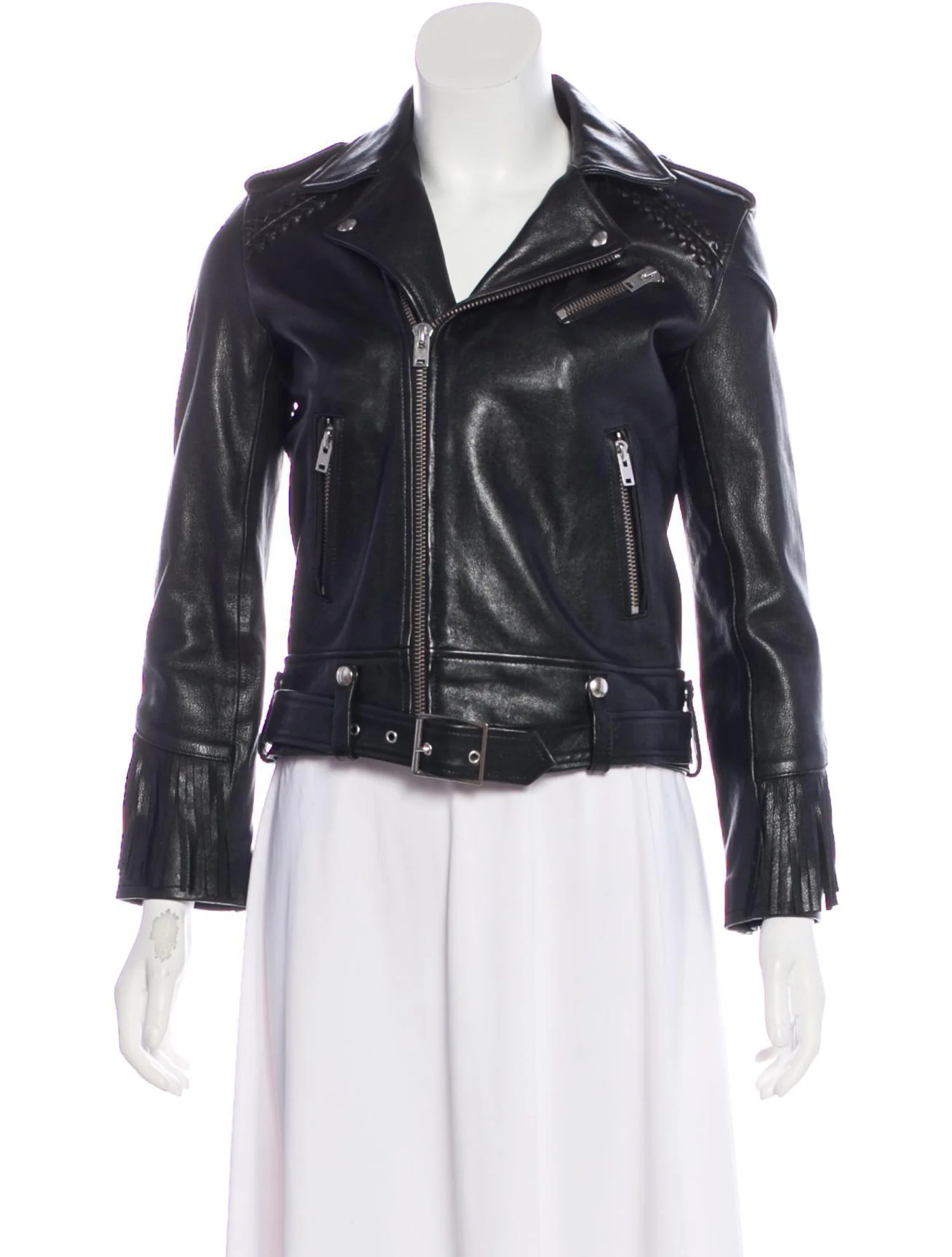 Iro Leather Biker Jacket - Clothing -
          WIR60933 | The RealReal | The RealReal