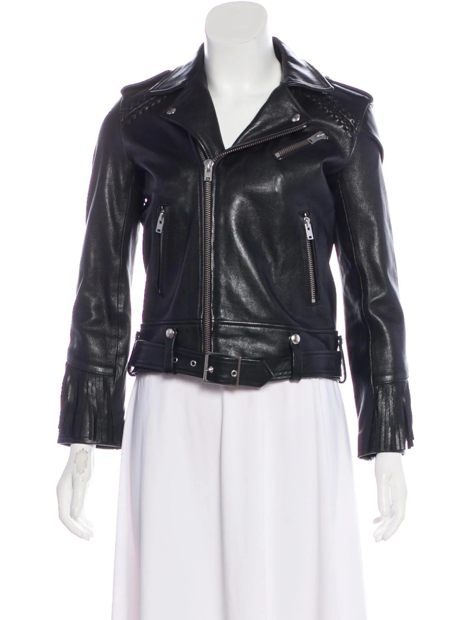 Iro Leather Biker Jacket - Clothing -
          WIR60933 | The RealReal | The RealReal