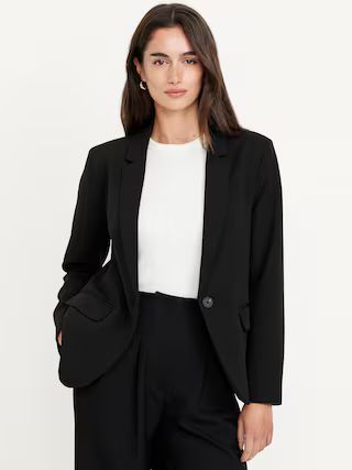 Taylor Fitted Suit Blazer | Old Navy (US)