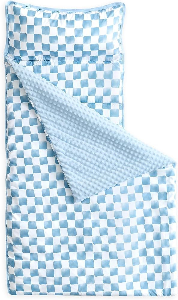 Wake In Cloud - Toddler Nap Mat with Pillow and Minky Fleece Blanket, for Kids Boys Girls Ages 3 ... | Amazon (US)