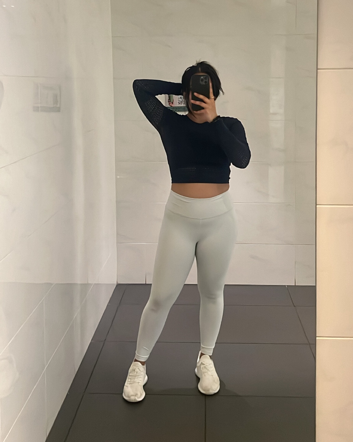 Dare to dazzle in the gym or on the go with this bold, breathable look!
Finding that perfect workout fit can be a game-changer for your routine—what's your secret to staying motivated? 

Click to shop and upgrade your active wear game!

The cropped navy top is not only a trendy touch to your workout wardrobe but its mesh details offer that extra breathability for intense sessions. The high-waisted leggings sculpt and support, making them a staple for both gym enthusiasts and casual comfort-seekers. 

And these white sneakers? They're the silent heroes, providing the comfort you need to power through the day. You're going to love how this outfit makes you feel unstoppable and stylish at the same time!

The top & bottom are from Fabletics and the shoes are from Amazon.


#LTKstyletip #LTKfitness #LTKmidsize