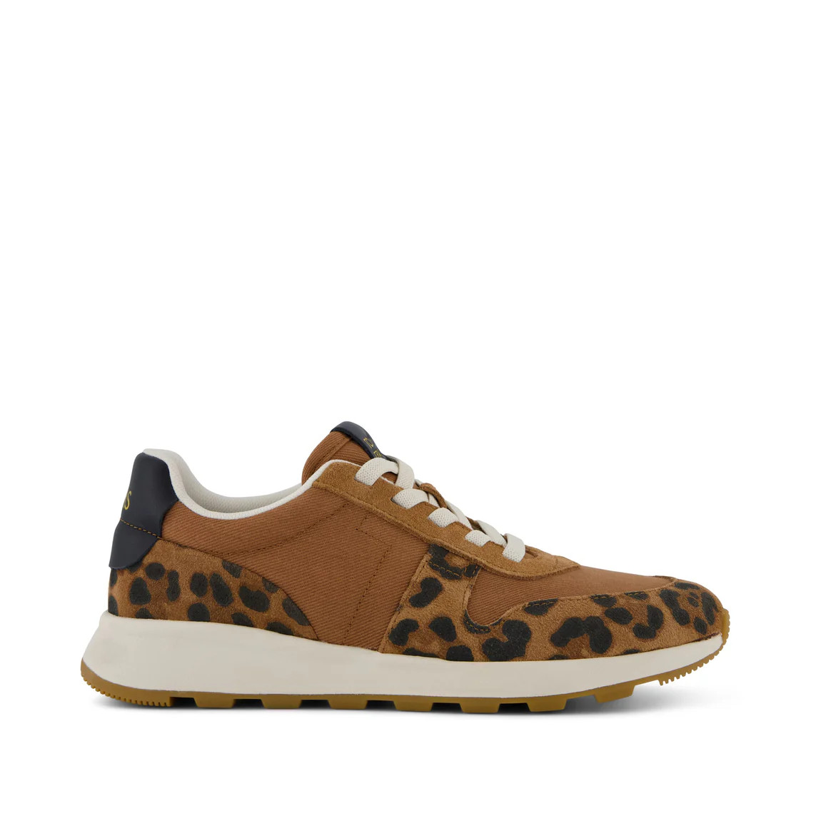 Womens TRVL LITE Retro Runner Sneaker Water Repellent Brown Sugar Leopard Print Suede | Toms EMEA