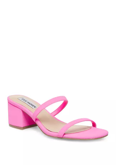 Issy 2 Band Block Heel Sandals | Belk