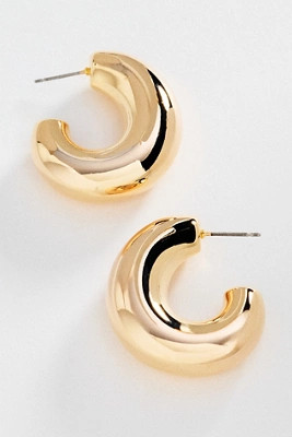 Chunky Tube Hoop Earrings | Anthropologie (US)
