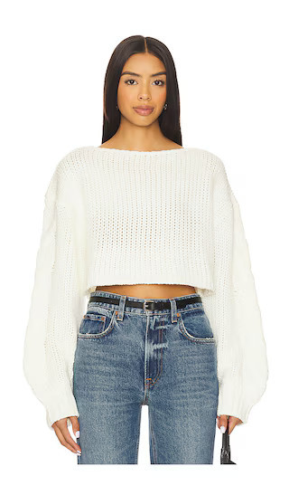 MORE TO COME Landrie Sweater in White. - size S | Revolve Clothing (Global)