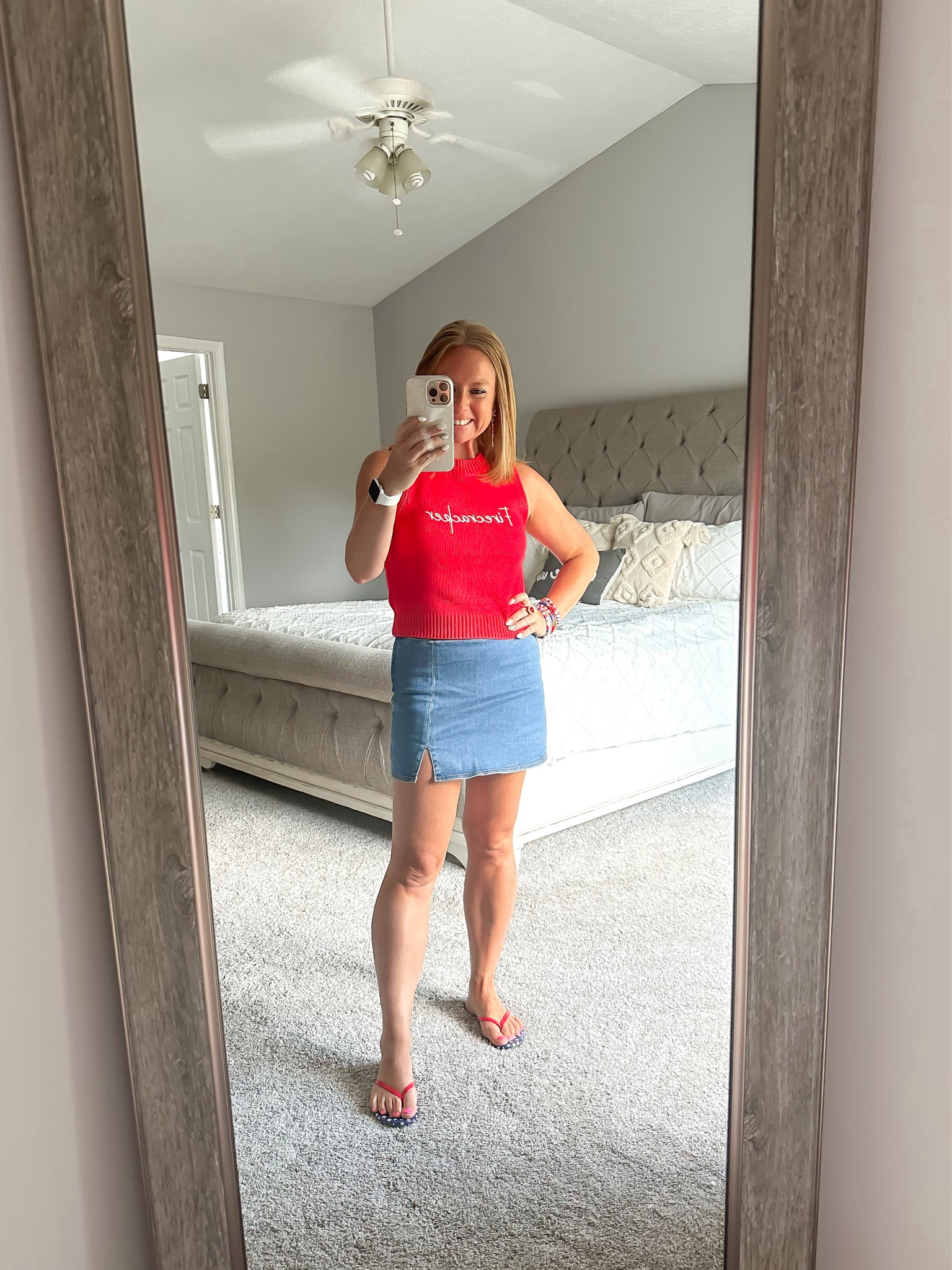 Fourth of July Style 🇺🇸🎆🧨
Tank- small
Skirt- XS 

#LTKFindsUnder50 #LTKSeasonal #LTKSaleAlert