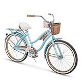 Huffy 24" Panama Jack Women's Beach Cruiser Bike, Sky Blue | Amazon (US)