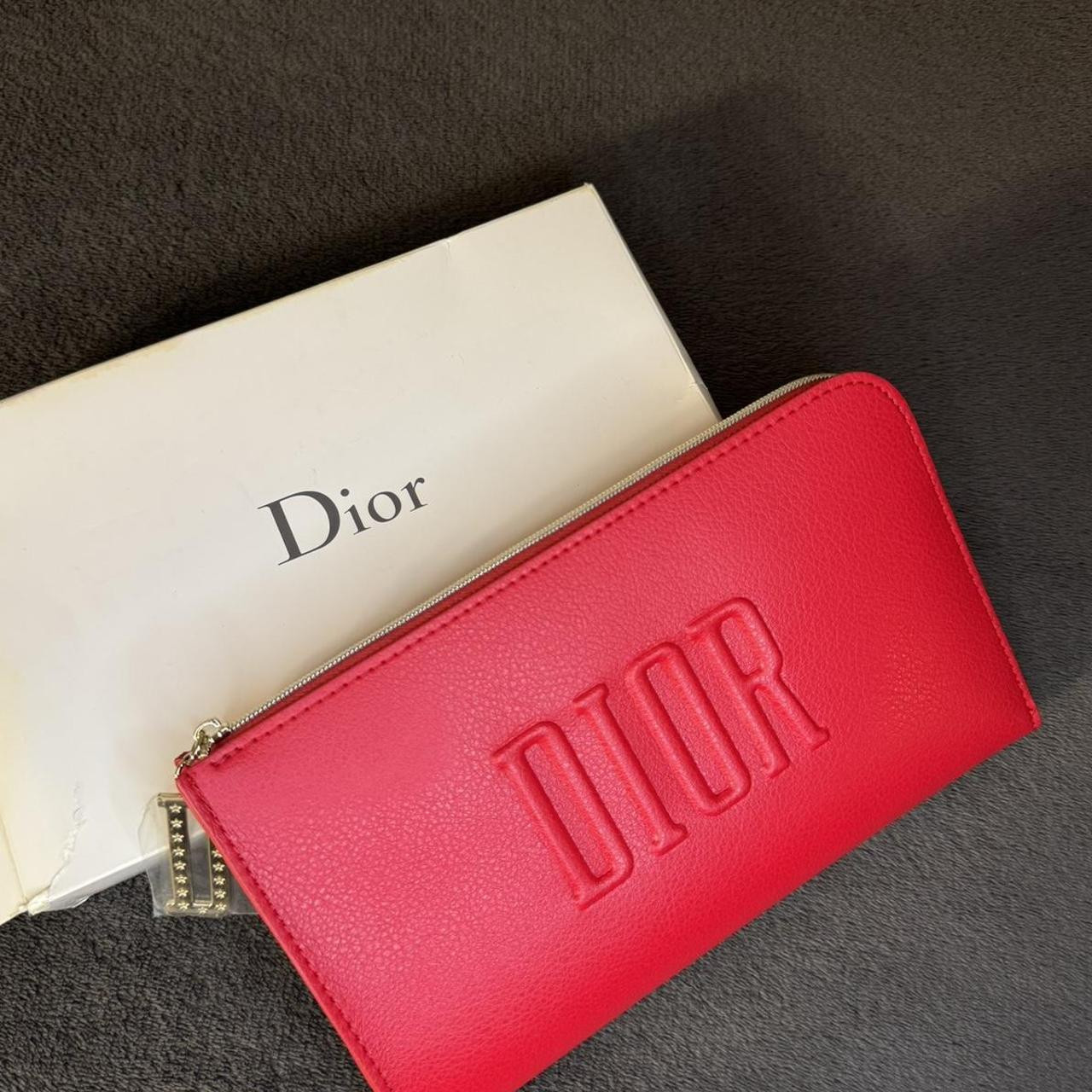 Dior Women's Makeup and toiletry bags - Red | Depop US