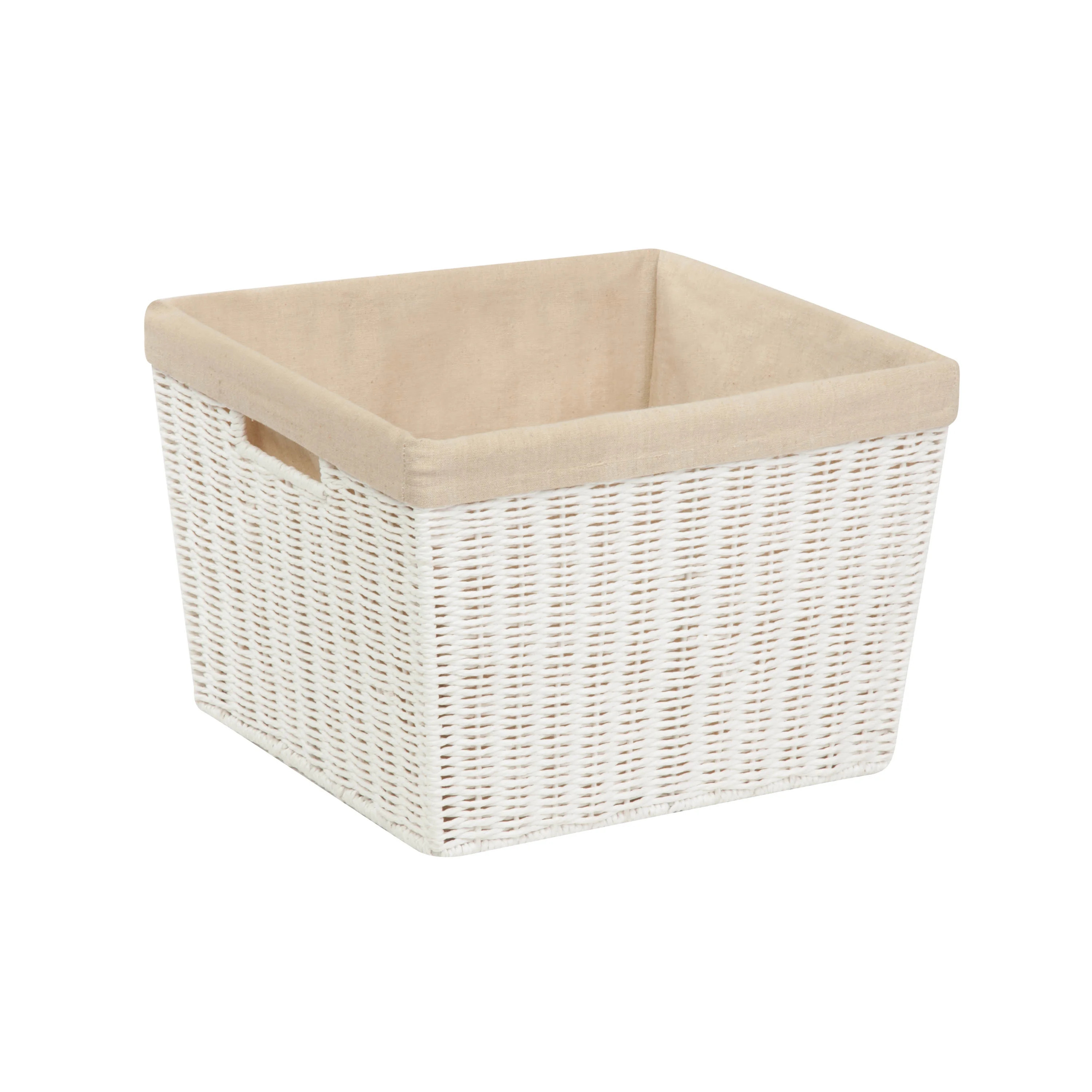 Honey Can Do Parchment Cord Basket w/liner - Walmart.com | Walmart (US)