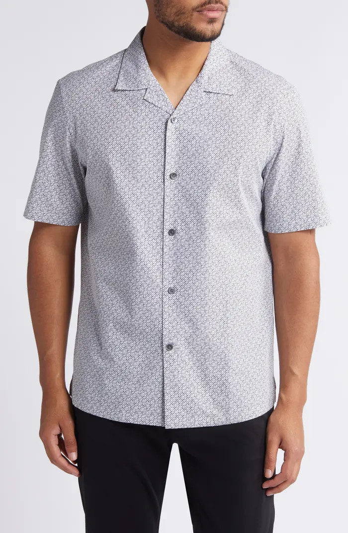 Theory Daze Geo Shell Camp Shirt | Nordstrom | Nordstrom