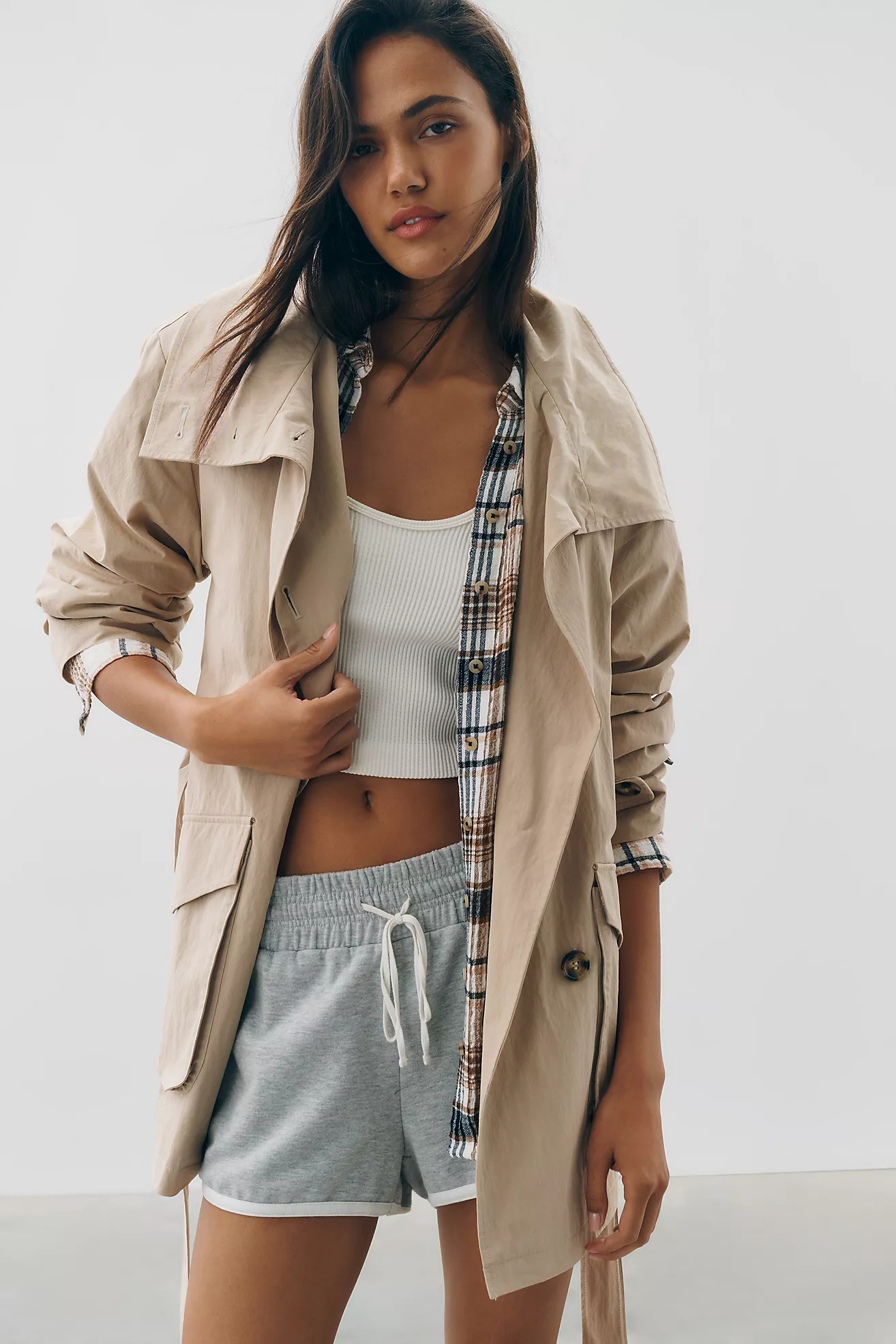 Varley Celina Belted Trench Jacket | Anthropologie (US)