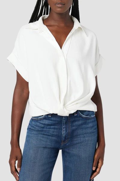 Knotted Button Down Shirt | Hudson Jeans